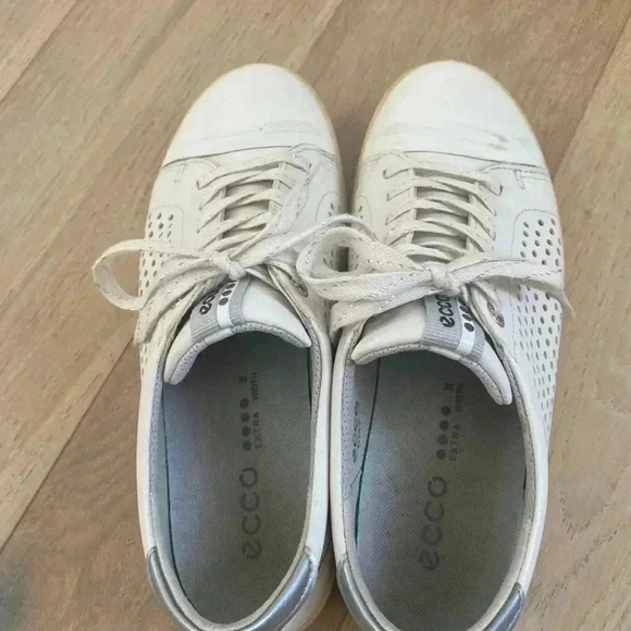Ecco Golf Womens Golf Shoe White Size 39 Wide - Picture 3 of 6